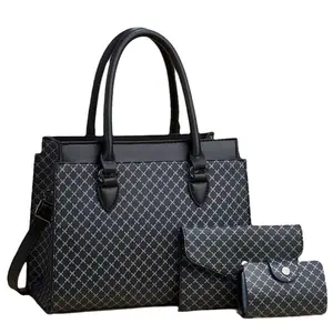 2024 yeni moda hepsi bir kadın s çanta üç parçalı basit çanta