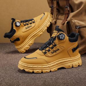 Chaussures noires, vertes et marron, chaussures de travail respirantes tendance pour hommes, chaussures de sport d'extérieur pour hommes - Product Image 5