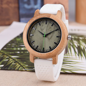 Jam Tangan DODO untuk Dijual DEER Quartz Tali Karet Kayu Bambu Mewah Antik Fashion Menawan MIYOTA Cina Olahraga Pria B11 - Product Image 3