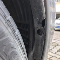 Rivets universels en nylon noir de 8 mm, en plastique expansé, pour l'automobile, attaches à pression