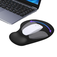JERTECH Fabricant du Guangdong Vente en gros Repose-poignet Tapis de souris en caoutchouc par sublimation Tapis de souris ergonomique 3D personnalisé