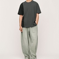T-shirts ras du cou pour hommes – Tissu jersey en coton haut de gamme, confortable et élégant, couleur unie