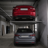Système de stationnement mécanique à deux niveaux, élévateur de voiture à deux poteaux pour villas privées et garages résidentiels