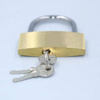 Cadenas de haute sécurité en laiton massif, 10-40mm, serrure principale en laiton résistant aux intempéries, verrou ultramince