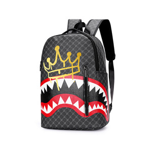 Shark-Themed <b>Backpack</b> 20L Water Resistant Outdoor Sports Men's Casual Travel Bag - Product Image 3