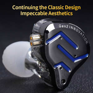 หูฟัง KZ ZSN Pro 2 แบบวงกลม ไดนามิก HiFi 3.5 มม. แบบมีสาย กันน้ำ IPX7 ไดรเวอร์ไฮบริด สายยาว 125 ซม. สำหรับฟังเพลงและเล่นเกม - Product Image 4