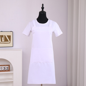 Tablier <span class=keywords><strong>de</strong></span> cuisine et <span class=keywords><strong>de</strong></span> salon personnalisé pour femmes, <span class=keywords><strong>blanc</strong></span> et rouge, couleur sur mesure, pour artistes et peintres - Product Image 1