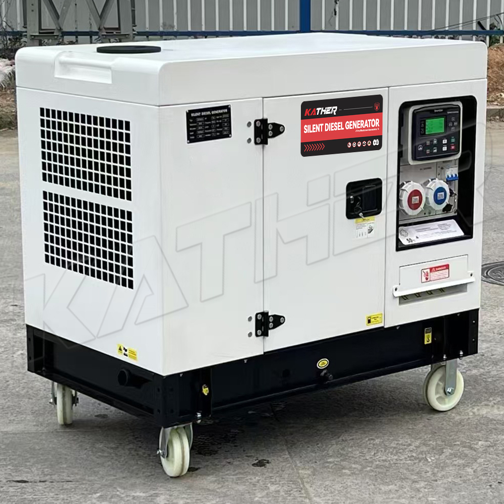 KATHER Portable Diesel <strong>Generators</strong> 10KVA <strong>15KVA</strong> 20KVA Super Silent 1phase/3phase ATS Options Low Noise Genset 20KW 15KW 12KW