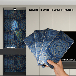 Pannelli in Fibra di Bambù per Pareti, Pannelli Decorativi WPC da 8mm per Interni Commerciali, Vendita all'Ingrosso - Product Image 1