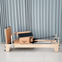 Nuevo Reformer de Pilates Comercial de Roble de la Mejor Calidad, Telescópico y Duradero, Certificado CE, Venta al Por Mayor