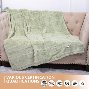 Winter <strong>King</strong> Queen Twin Full <strong>Size</strong> Heated Blanket Temperature Control Washable Knitted Electric <strong>Throw</strong> for Bed-Soft Rabbit - Product Image 5