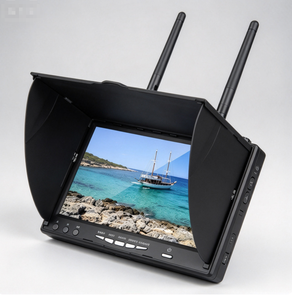 Monitor FPV LCD TFT de 7 Pulgadas LT5802S con Batería Integrada, Receptor de Doble Diversidad de 5.8Ghz, Búsqueda Automática de Señal para Drones RC - Product Image 2