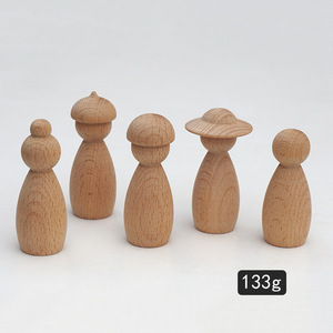 DIY gỗ PEG búp bê kỹ sư Cảnh Vẽ Tay trang trí Giáng sinh - Product Image 2