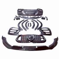 Pour Benz GLE63 B style fibre de carbone pare-chocs avant bord jupe latérale diffuseur arrière spoiler arrière kit de carrosserie