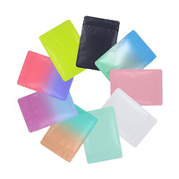 Sachets personnalisés écologiques à trois soudures pour mini-figurines, emballage thermoscellable, sacs à fermeture éclair anti-humidité pour colliers, petits emballages plastiques