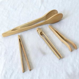 Ensemble de pinces à salade en bambou Lishui, ustensiles de cuisine en bambou naturel pour la maison et la restauration - Product Image 1