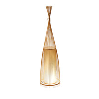Lampes de salon de jardin, lampes de salon de thé, club, art japonais, art du bambou d'Asie du Sud-Est, lampe sur pied LED chinoise, lumière blanche chaude