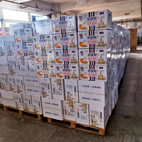Douni Pain de mer salé variété barbecue 300g/sachet 10 sachets/boîte Emballage non coupé Petit-déjeuner Collation