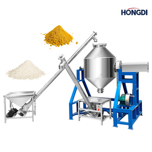 Mezclador de polvo de detergente seco de doble cono, licuadora de polvo, máquina mezcladora, mezclador giratorio de azúcar con tornillo - Product Image 2