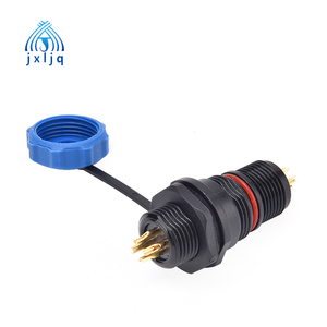 Conector impermeable SD16 IP68 2 3 4 5 <span class=keywords><strong>6</strong></span> 7 9 pines macho y hembra montaje en Panel conector de Cable de alambre enchufe de aviación BackNut - Product Image 4