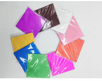 Papier d'emballage en aluminium pour chocolat en forme de champignon en gros, papier d'aluminium alimentaire personnalisé pour l'emballage du beurre
