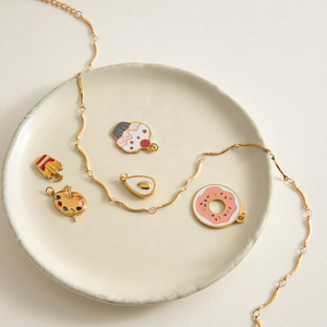Collar de Cadena Semicircular Hecho a Mano en Acero Inoxidable Chapado en Oro de 18K <span class=keywords><strong>J</strong></span>&DModern, Joyería de Moda Duradera para Uso Diario - Product Image 6