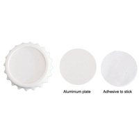 Logo personnalisé en plastique ABS ouvre-bouteille Sublimation vierge imprimable conception