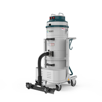 Aspirateur industriel 3 moteurs monophasé, conception à double bac supérieur et inférieur pour l'extraction des poussières en atelier