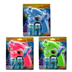 Pistola de Burbujas Eléctrica de Plástico con Luces LED y Música para Niños, Venta al por Mayor - Product Image 6