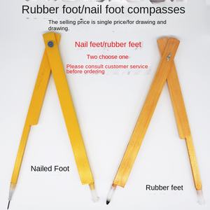 <span class=keywords><strong>Compas</strong></span> de tableau en bois pour les aides pédagogiques en mathématiques du primaire pour les démonstrations et les dessins des enseignants - Product Image 3