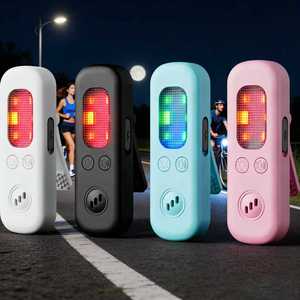 Alarme personnelle rechargeable 130 dB, sirène anti-agression, dispositif de sécurité LED pour la course nocturne - Product Image 1