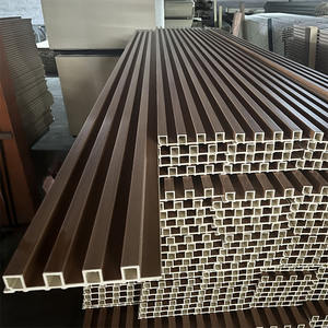 Panneau mural décoratif au prix d'usine, panneau WPC, décoration intérieure, panneau mural cannelé - Product Image 5