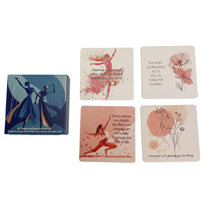 Carte di affermazione con potere personalizzato 50 pezzi forte Aura amore <span class=keywords><strong>te</strong></span> <span class=keywords><strong>stesso</strong></span> carte da gioco affermazione - Product Image 3