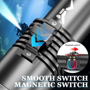 Lampe torche LED la plus puissante 2022, 3 modes, rechargeable, étanche, XHP70, vente en gros - Product Image 6