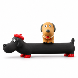 Juguete para Perros <span class=keywords><strong>de</strong></span> Látex Natural, con Sonido, en Forma <span class=keywords><strong>de</strong></span> Salchicha Larga, Juguete Masticable Interactivo para Entrenamiento <span class=keywords><strong>de</strong></span> Cachorros - Product Image 3