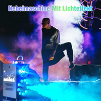 Machine à fumée LED RGB 3-en-1 700W Magic Ball avec télécommande DMX 6 canaux, portée de 50m et fumée en 22 secondes pour DJ/Bar/Club/Fête