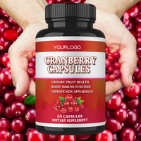 Ausreson Capsules de Jus de Canneberge 500mg Véganes – Soutien Digestif et Probiotiques – Compléments Alimentaires