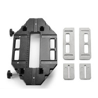 Gabarit de charnière de porte, guide de perçage pour charnières de porte en bois, outil d'installation de charnières et de serrures de porte