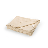 TAIFU Factory Supply OEM 180*230CM 50% air-conditioning fiber 50% wool 300GSM Wool Throw Blanket Woven Blanket for Bedding