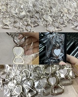 Sublimations-Flaschenöffner-Schlüsselanhänger aus Metall in Herzform, Schwarze Box für Valentinstagsgeschenk, Auf Lager, Versand Innerhalb von 3 Tagen, Schlüsselring