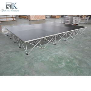 เวทีอุตสาหกรรมพื้นผิวปูพรม/กันลื่น พร้อมเวทียกพับได้แบบสไปเดอร์ - Product Image 5