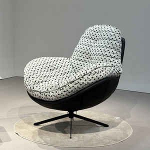 Cadeira de Balanço Moderna Personalizada com Rotação de 360 Graus para Adultos e Crianças, Móveis para Sala de Estar, Varanda, Salão e Hotel - Product Image 4