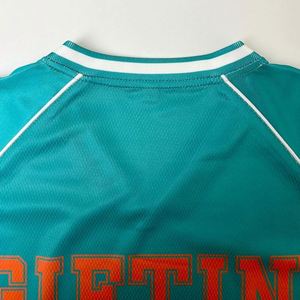 เสื้อเจอร์ซีย์อเมริกันฟุตบอลแบบตาข่าย คอวี พิมพ์ลายสกรีน แบรนด์อนิเมะสั่งทำพิเศษ สำหรับวัยรุ่น ระบายอากาศได้ดี ไซส์ใหญ่ แขนสั้น สไตล์สตรีทแวร์ - Product Image 4