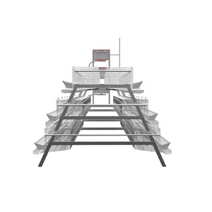 Gabbia per Galline Ovaiole Tipo A, Gabbie a Batteria in Acciaio Zincato per Polli da Allevamento - Product Image 3