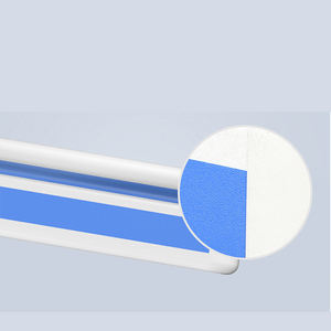 Main courante moderne d'<span class=keywords><strong>escalier</strong></span> en <span class=keywords><strong>vinyle</strong></span> d'hôpital de 159mm avec couvercle en plastique et retenue en aluminium - Product Image 6