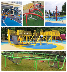 ¡Oferta de 2025! Marco de escalada seguro para niños y curso de cuerdas con asas de seguridad. Adventure Net para parques y patios escolares - Product Image 6