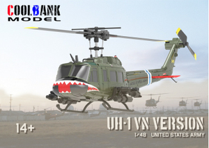 Hélicoptère RC Era 2.4 GHz 6 canaux sans ailerons, gyroscope 6 axes, maintien de l'altitude par Tof, télécommande, modèle C032 Uh-1 pour débutant - Product Image 2