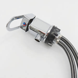 Robinet de shampooing en métal fer forgé au design moderne, mitigeur chaud/froid, accessoires pour lit de coiffure, salon de coiffure, 1 an - Product Image 2