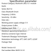 Ilicon-abs para dispositivos inux, ndroid y indows, 112 BLED112-V1