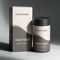 Fibre capillaire légère à application facile, effet naturel lissant, couvrance instantanée, tenue longue durée, résistante à l'eau, pour fabricants en marque blanche
